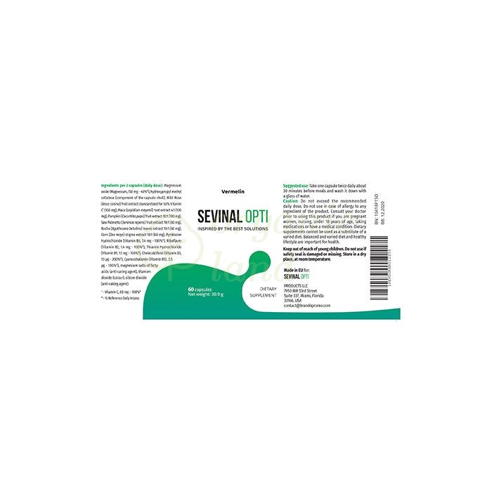 Sevinal Opti - urinary incontinence capsules